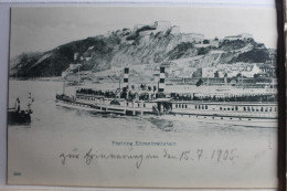 AK Koblenz Festung Ehrenbreitstein 1905 Gebraucht #PE404 - Other & Unclassified