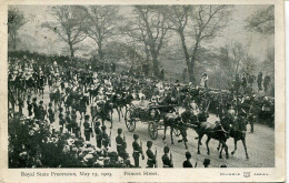 ROYALTY - ROYAL STATE PROCESSION IN PRINCES STREET 1903 - Familias Reales