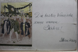 AK Deutschland Künstlerkarte (F. Würtenberger) 1906 Gebraucht #PF024 - Other & Unclassified