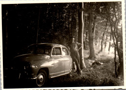 Photographie Photo Vintage Snapshot Amateur Automobile Voiture Auto  - Automobili