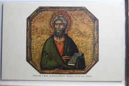 AK Boston Saint With A Book, By Simone Marthini Ungebraucht #PF425 - Other & Unclassified