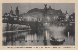 75-PARIS EXPOSITION INTERNATIONALE DES ARTS DECORATIFS 1925-N°2147-F/0371 - Sonstige & Ohne Zuordnung
