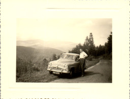 Photographie Photo Vintage Snapshot Amateur Automobile Voiture Auto  - Automobili