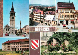 72625788 Dobruska Gutenfeld Namesti Radnice Dum F.V. Hek ZDS A Gymnasium Nahrobk - Repubblica Ceca