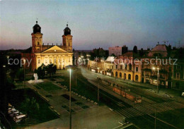 72625776 Debrecen Debrezin Kossuth Lajos Platz Kirche Nachtaufnahme Debrecen Deb - Hungary