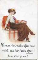 GLAMOUR - WOMAN WAS MADE AFTER MAN 1912 - 1900-1949