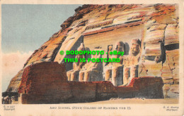 R555274 C. 443. Abu Simbel. Four Colossi Of Ramesis The II. G. N. Morhig Kharteu - Monde