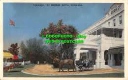 R555275 Terrace. St. George Hotel. Bermuda. Horse. Robertsons Drug Store - Monde
