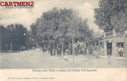 BAGNI DI MONTECATINI GRANDE VIALE VERDI E VEDUTA DEI CHALETS F.LLI LAVARINI ITALIA TOSCANA - Andere & Zonder Classificatie