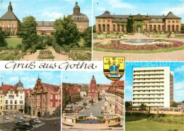 72625611 Gotha Thueringen Schloss Friedenstein Orangerie Rathaus Markt Hochhaus  - Gotha