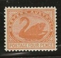 Western Australia     .   SG    .    142b        .   *       .     Mint-hinged - Mint Stamps