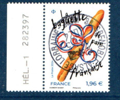 France 2024.La Baguette De Pain Française.Cachet Rond Gomme D'origine - Used Stamps