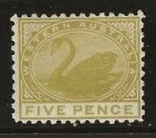 Western Australia     .   SG    .    155a         .   *       .     Mint-hinged - Mint Stamps