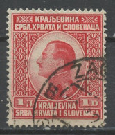 Yougoslavie - Jugoslawien - Yugoslavia 1924 Y&T N°160 - Michel N°178 (o) - 1d Alexandre 1er - Usati