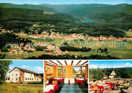 72624648 Ludwigswinkel Panorama Gasthof Pension Roesselquelle Gaststube Terrasse - Other & Unclassified