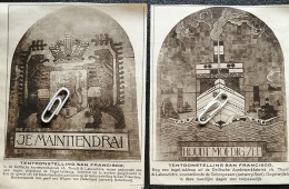 DELFT/DELFTSCHE TENTOONSTELLING IN SAN FRANCISCO  AARDEWERKFABRIEK VH. THOOFT & LABOUCHÈRE / NEDERLANDS PAVILJOEN / 1915 - Unclassified