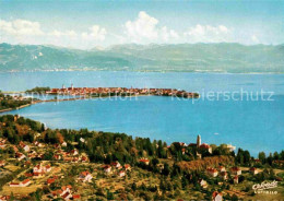 72623732 Lindau Bodensee Mit Bad Schachen Und Schweizer Alpen Lindau (Bodensee) - Lindau A. Bodensee