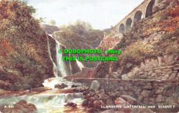 R555547 Llanberis Waterfall And Viaduct. Valentine. Art Colour. Brian Gerald - Monde