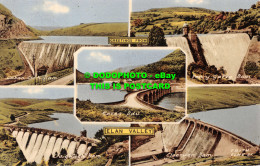 R555550 Greetings From Elan Valley. Craig Goch Dam. Claerwen Dam. F. Frith. Mult - Monde