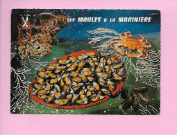 CP - LES MOULES A LA MARINIERE - Recettes (cuisine)