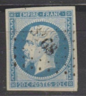 TIMBRE HORS COTE ; 1er ETAT POSTFS Sur LAITEUX + LPC 3468 (Valence-d'Albigeois 65€) N°14Ahf Signé Cote>>140€ - 1853-1860 Napoléon III.