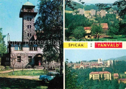 72622709 Spicak Tanvald Turm Hochhaeuser Panorama Spicak - Czech Republic