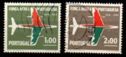 PORTUGAL  -   1965.  Y&T N° 974 / 975 Oblitérés.    Avions - Oblitérés