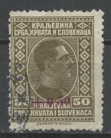 Yougoslavie - Jugoslawien - Yugoslavia 1926-27 Y&T N°183 - Michel N°201 (o) - 0,50s50p Alexandre 1er - Usati