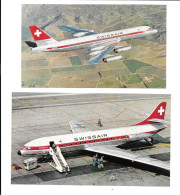 GF2351 - IMAGES NESTLE AVIATION - SWISSAIR - CARAVELLE - CONVAIR CORONADO - Autres & Non Classés