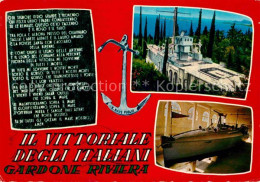 72622483 Gardone Riviera Lago Di Garda Il Vittorale Degli Italiani R. Nave Pugli - Autres & Non Classés