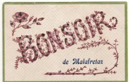 01 BONSOIR DE MALAFRETAZ Carte Avec Paillettes - Non Classés