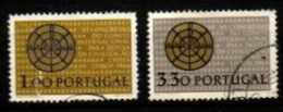 PORTUGAL  -   1966.  Y&T N° 981 / 982 Oblitérés.   Chrétienté - Used Stamps