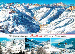 72621354 Saalbach-Hinterglemm Skigebiet Panoramakarte  Saalbach-Hinterglemm - Andere & Zonder Classificatie