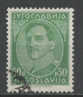 Yougoslavie - Jugoslawien - Yugoslavia 1931-33 Y&T N°211B - Michel N°229I (o) - 50p Alexandre 1er - Usati