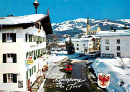 72620737 Kirchberg Tirol Ortspatie Mit Gasthaus Kalswirt Gegen Hahnenkamm Kirchb - Sonstige & Ohne Zuordnung