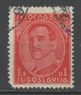 Yougoslavie - Jugoslawien - Yugoslavia 1931-33 Y&T N°213A - Michel N°230II (o) - 1d Alexandre 1er - Usati