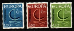 PORTUGAL  -   1966.  Y&T N° 993 à 995 Oblitérés.   EUROPA - Gebraucht