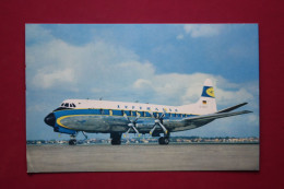 Airplane AVIATION:LUFTHANSA:Viscount 814 Post Card - 1946-....: Modern Tijdperk