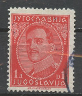 Yougoslavie - Jugoslawien - Yugoslavia 1931-33 Y&T N°213B - Michel N°230I (o) - 1d Alexandre 1er - Gebraucht