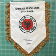 Flag Pennant Banderín Team Captain ZA000644 - Football Soccer Albania Vs Croatia U-17 2013-08-01 - Uniformes Recordatorios & Misc