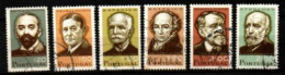 PORTUGAL  -   1966.  Y&T N° 996 à 1001 Oblitérés.    Célébrités. - Used Stamps