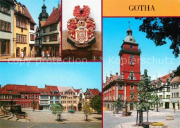 72620411 Gotha Thueringen Schloss Friedenstein Wappen Hauptmarkt Rathaus Gotha - Gotha