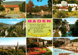 72620381 Baden Wien Rosarium Helenental Blumenuhr Baden - Other & Unclassified