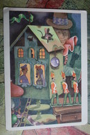 Andersen Fairy Tale - Sandman - Death -  Ole Lukøje  - Old Postcard 1974 - Lamp - Mouse - Märchen, Sagen & Legenden