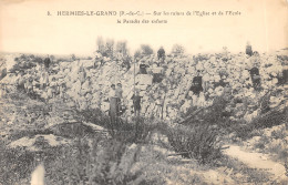 62-HERMIES LE GRAND-RUINES DE L EGLISE-N°2156-D/0175 - Autres & Non Classés