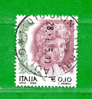 Italia ° - Anno 2002 - La Donna Nell'Arte. € 0,10.  Unif. 2628.  Usato - 2001-10: Used