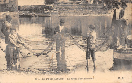 64-SCENE BASQUE-PECHE AUX SAUMONS-N°2156-H/0211 - Other & Unclassified