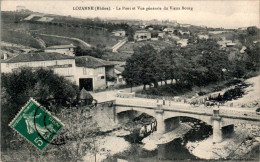 Lozanne Canton D'Anse Le Pont Et Vue Générale Du Vieux Bourg Rhône 69380 Cpa Voyagée En TB.Etat - Autres & Non Classés