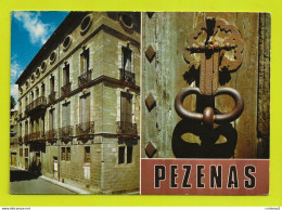 34 PEZENAS Hôtel De La MALIBRAN Et Son Heurtoir De Porte éditions La Cigogne - Pezenas