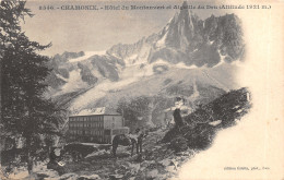 74-CHAMONIX-HOTEL DU MONTANVERT-N°2157-F/0155 - Chamonix-Mont-Blanc